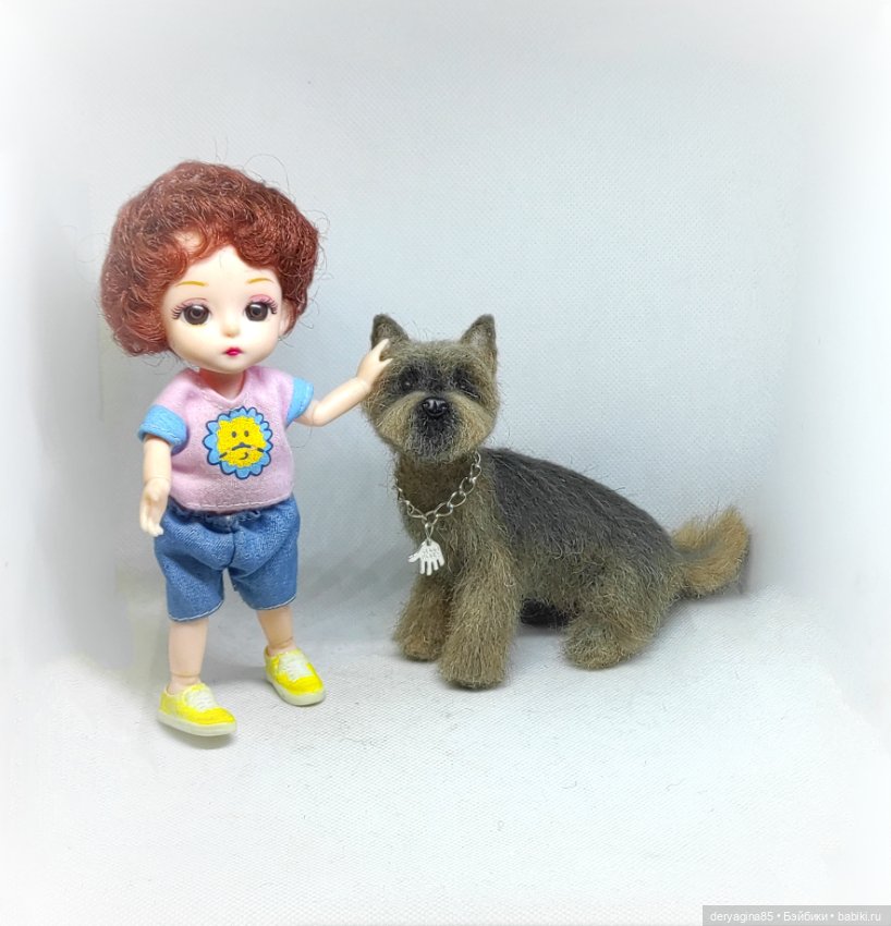 Йоркширский терьер — Валяные игрушки из шерсти: сухое валяние (фото 3)