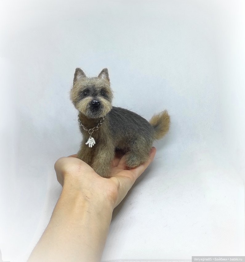 Йоркширский терьер — Валяные игрушки из шерсти: сухое валяние (фото 6)