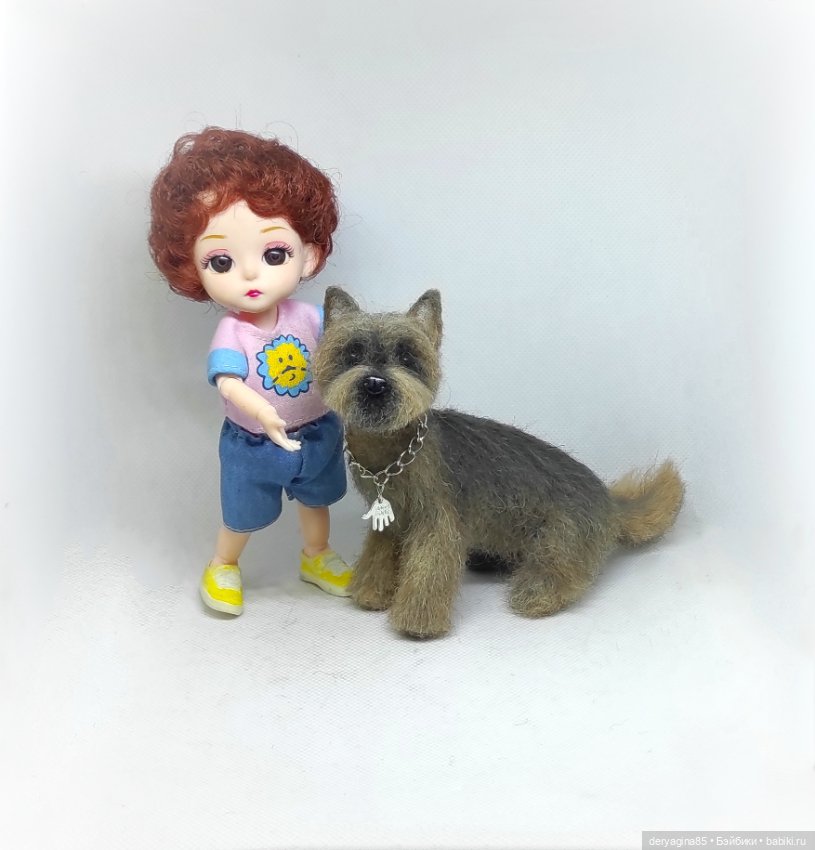 Йоркширский терьер — Валяные игрушки из шерсти: сухое валяние (фото 2)