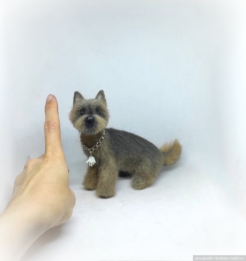 Йоркширский терьер — Валяные игрушки из шерсти: сухое валяние (фото 5)