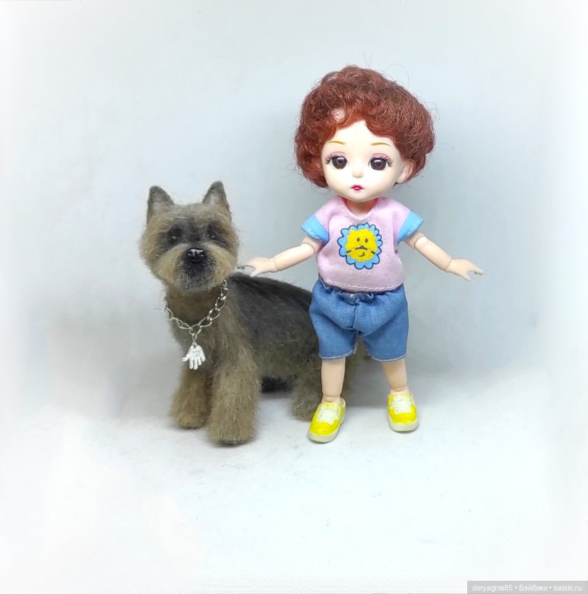 Йоркширский терьер — Валяные игрушки из шерсти: сухое валяние (фото 4)