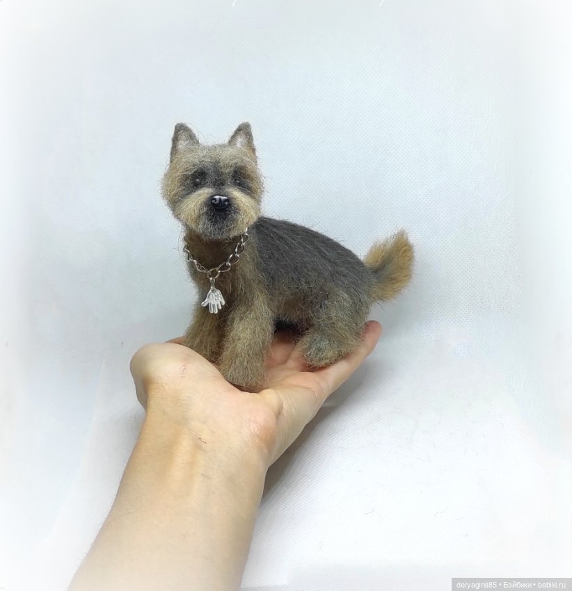 Йоркширский терьер — Валяные игрушки из шерсти: сухое валяние