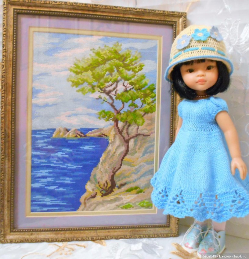 Моя вышивка крестом и любимые куколки
