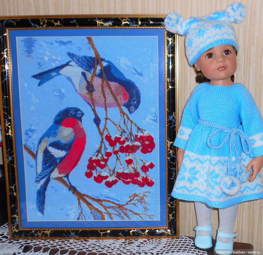 Моя вышивка крестом и любимые куколки