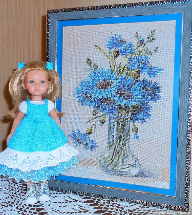 Моя вышивка крестом и любимые куколки (фото 7)