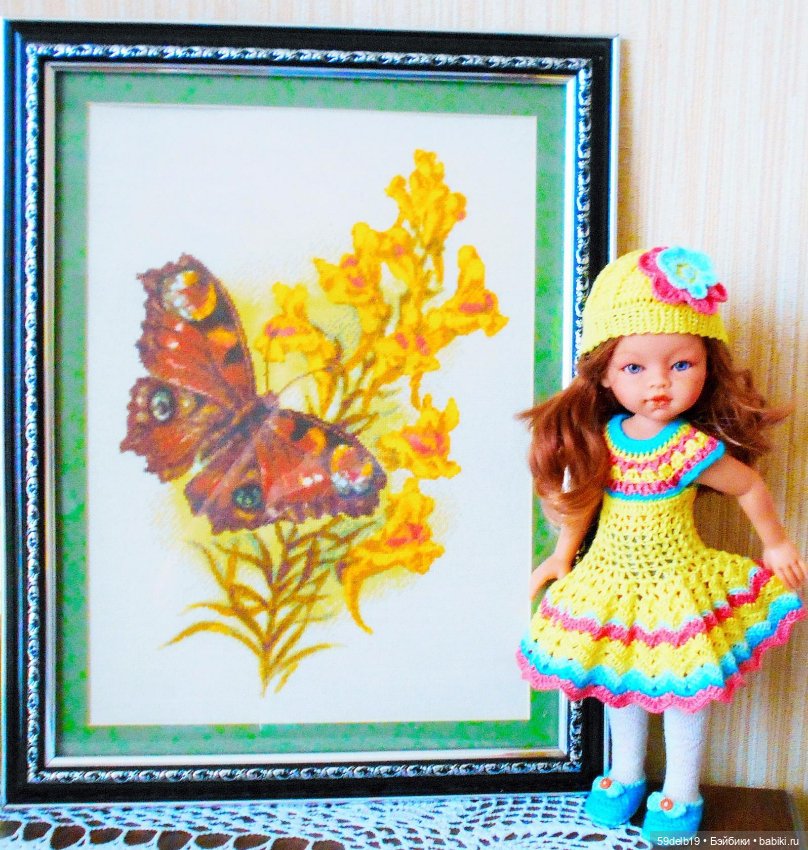 Моя вышивка крестом и любимые куколки