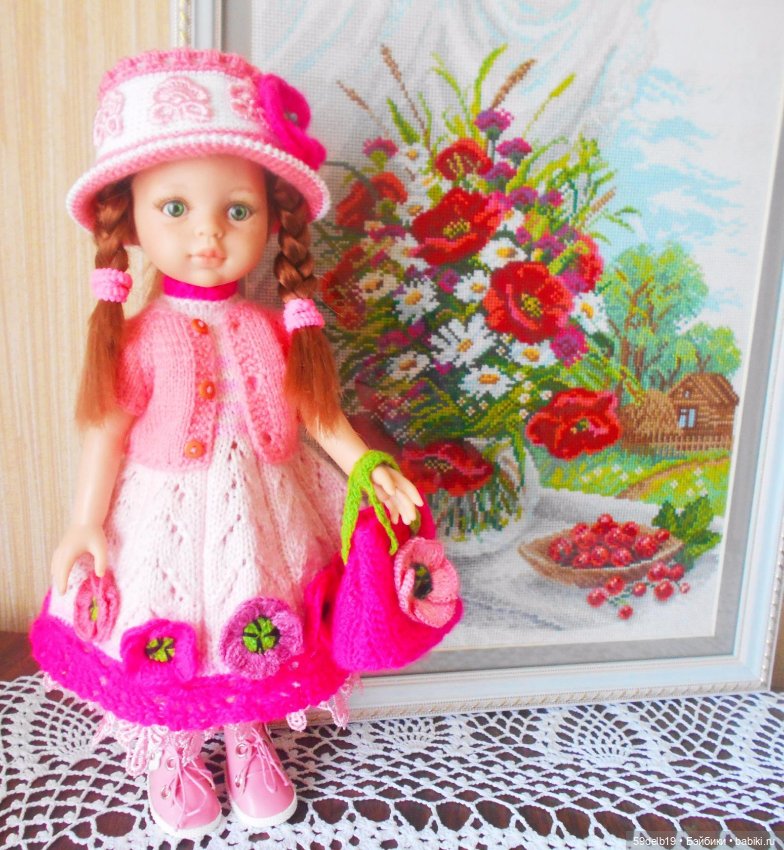 Моя вышивка крестом и любимые куколки