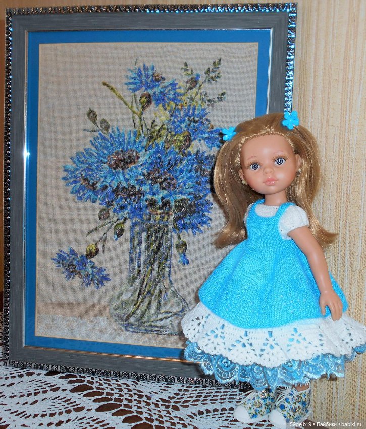 Моя вышивка крестом и любимые куколки (фото 6)