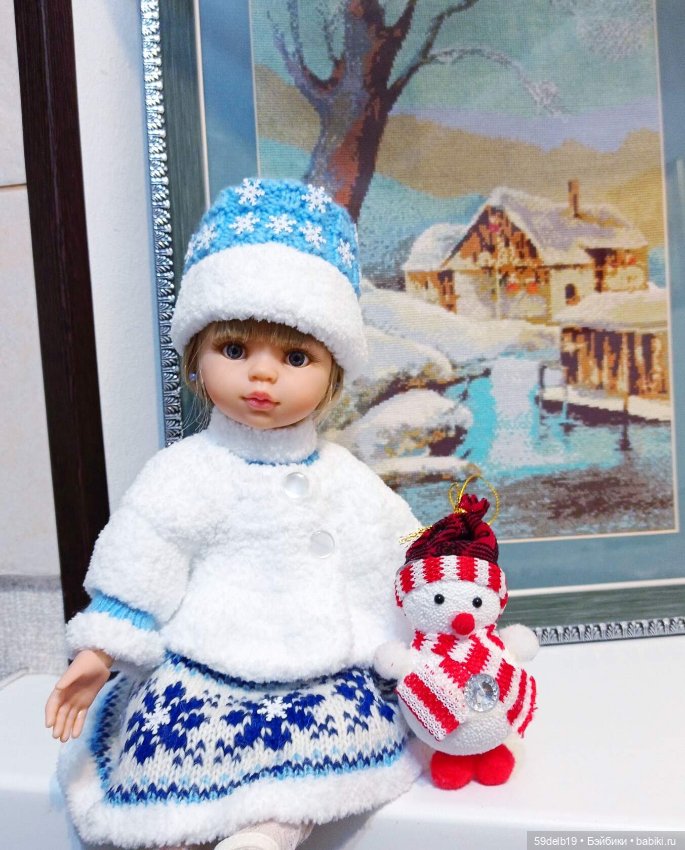 Моя вышивка крестом и любимые куколки (фото 3)