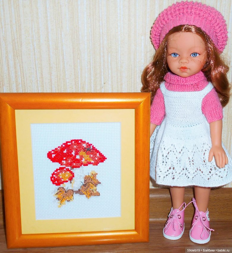 Моя вышивка крестом и любимые куколки (фото 10)