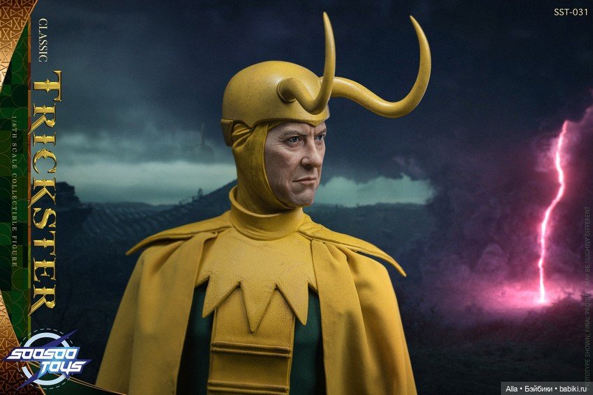 Локи в масштабе 1/6 по мотивам телесериала «Локи», Soosootoys (фото 9)