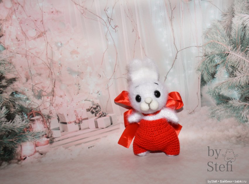 И снова зайчишка — Вязаные игрушки и амигуруми: крючком (фото 8)