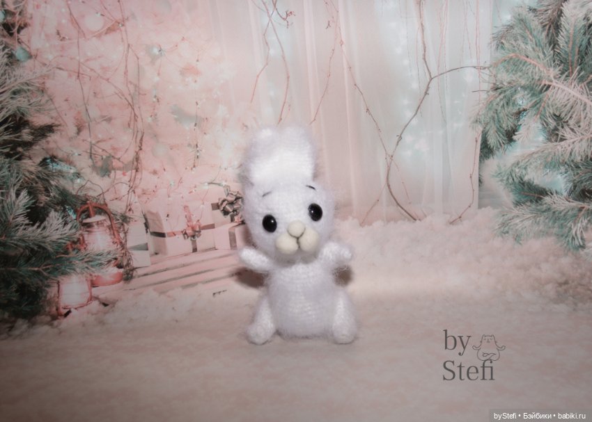 И снова зайчишка — Вязаные игрушки и амигуруми: крючком (фото 2)