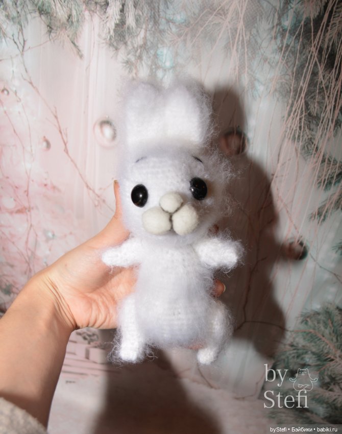 И снова зайчишка — Вязаные игрушки и амигуруми: крючком (фото 4)