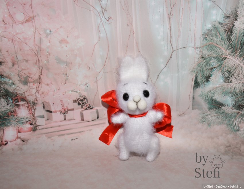 И снова зайчишка — Вязаные игрушки и амигуруми: крючком (фото 3)