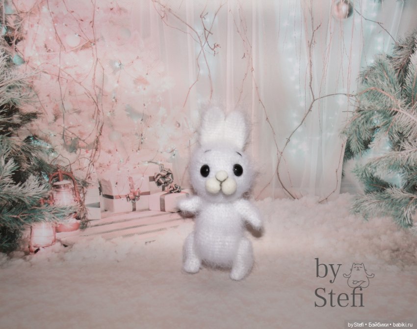 И снова зайчишка — Вязаные игрушки и амигуруми: крючком