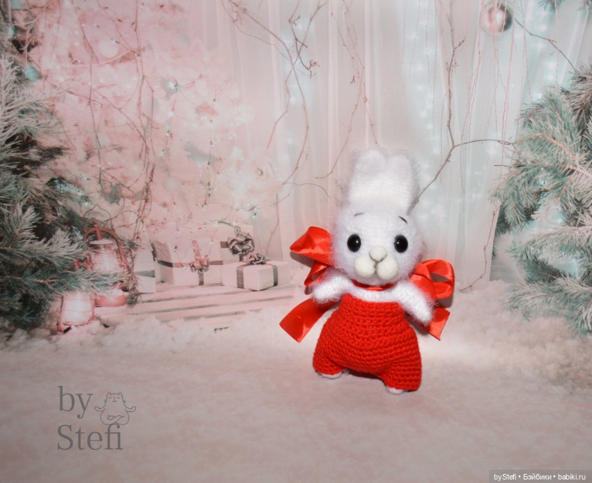 И снова зайчишка — Вязаные игрушки и амигуруми: крючком (фото 5)