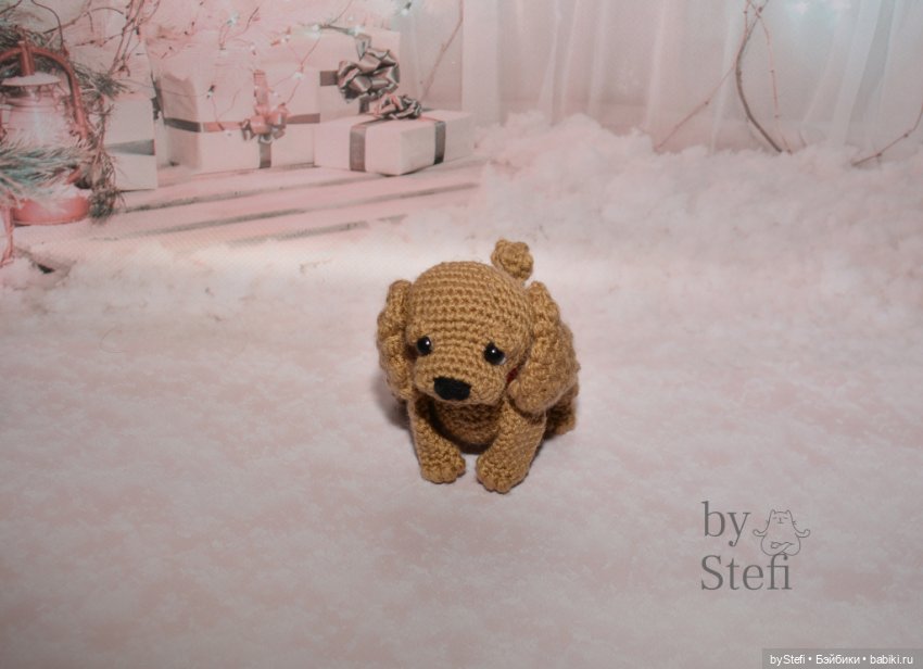 Пёсик — Вязаные игрушки и амигуруми: крючком