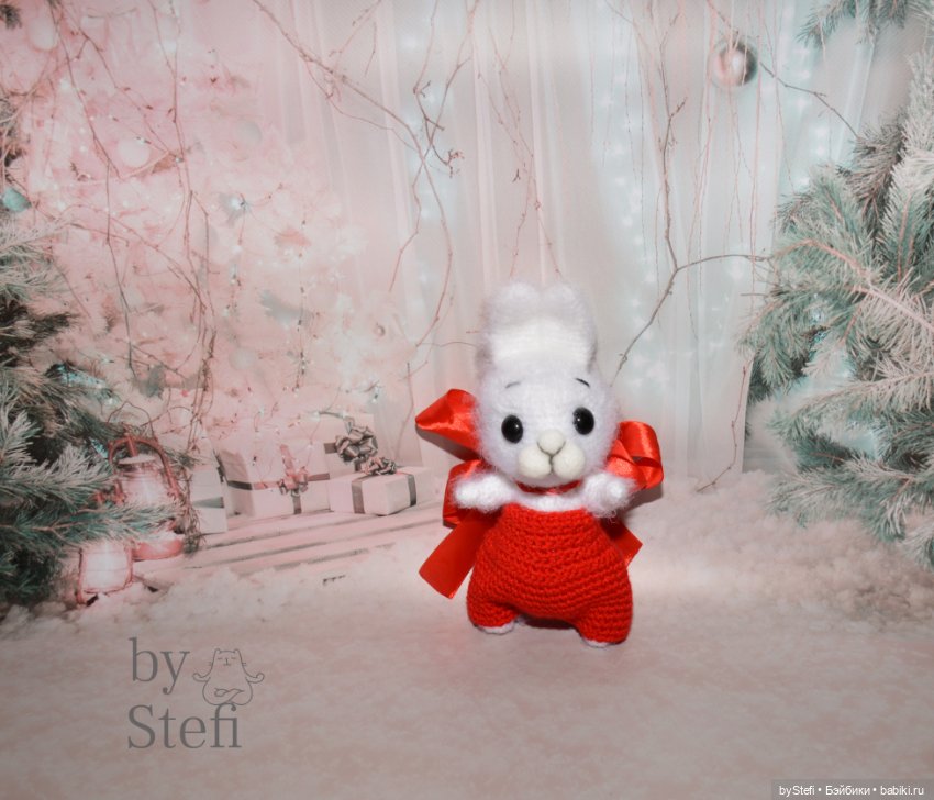 И снова зайчишка — Вязаные игрушки и амигуруми: крючком (фото 7)