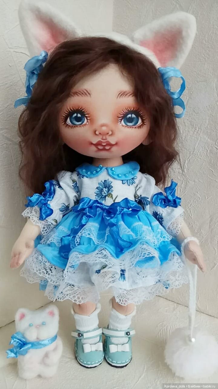 Кто котёнка потерял — Авторские текстильные куклы: Вальдорфские (фото 9)