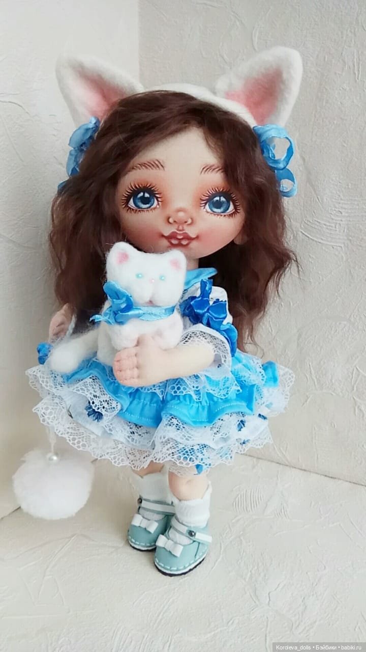 Кто котёнка потерял — Авторские текстильные куклы: Вальдорфские (фото 4)