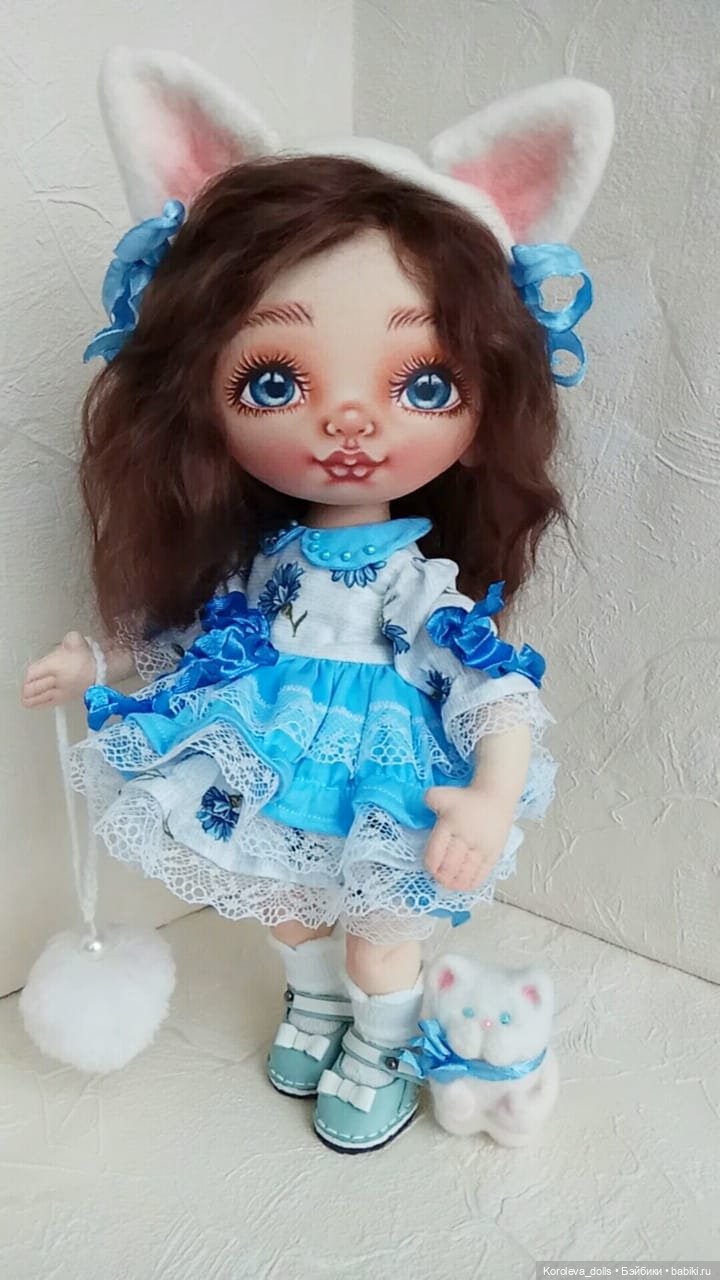 Кто котёнка потерял — Авторские текстильные куклы: Вальдорфские (фото 5)