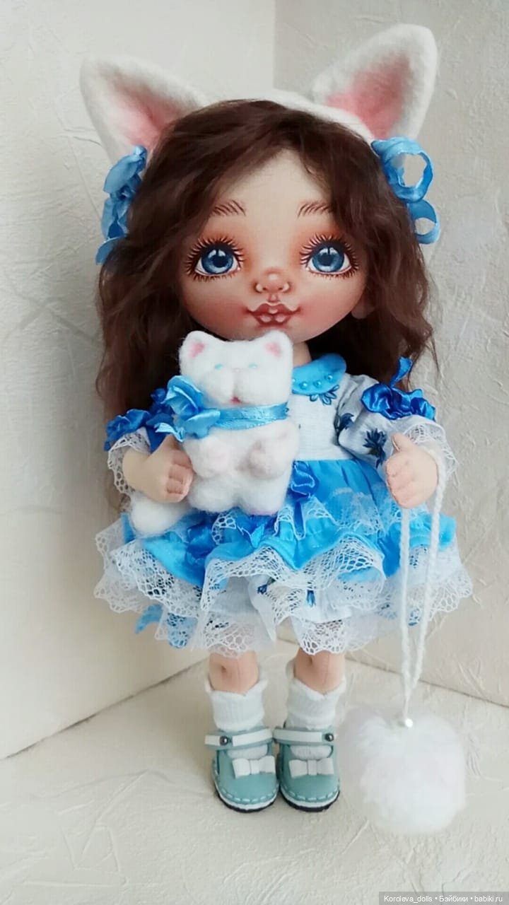 Кто котёнка потерял — Авторские текстильные куклы: Вальдорфские (фото 8)