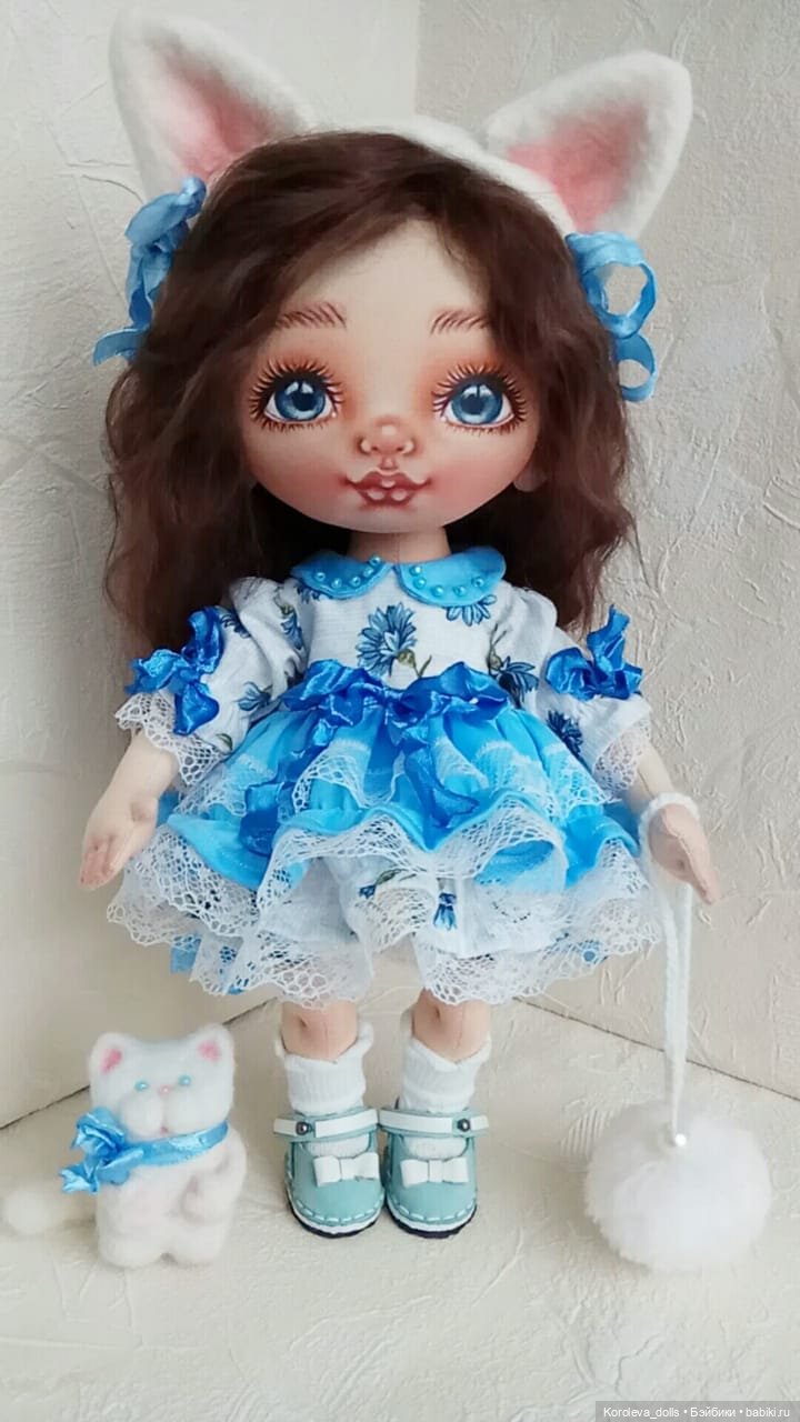 Кто котёнка потерял — Авторские текстильные куклы: Вальдорфские (фото 6)