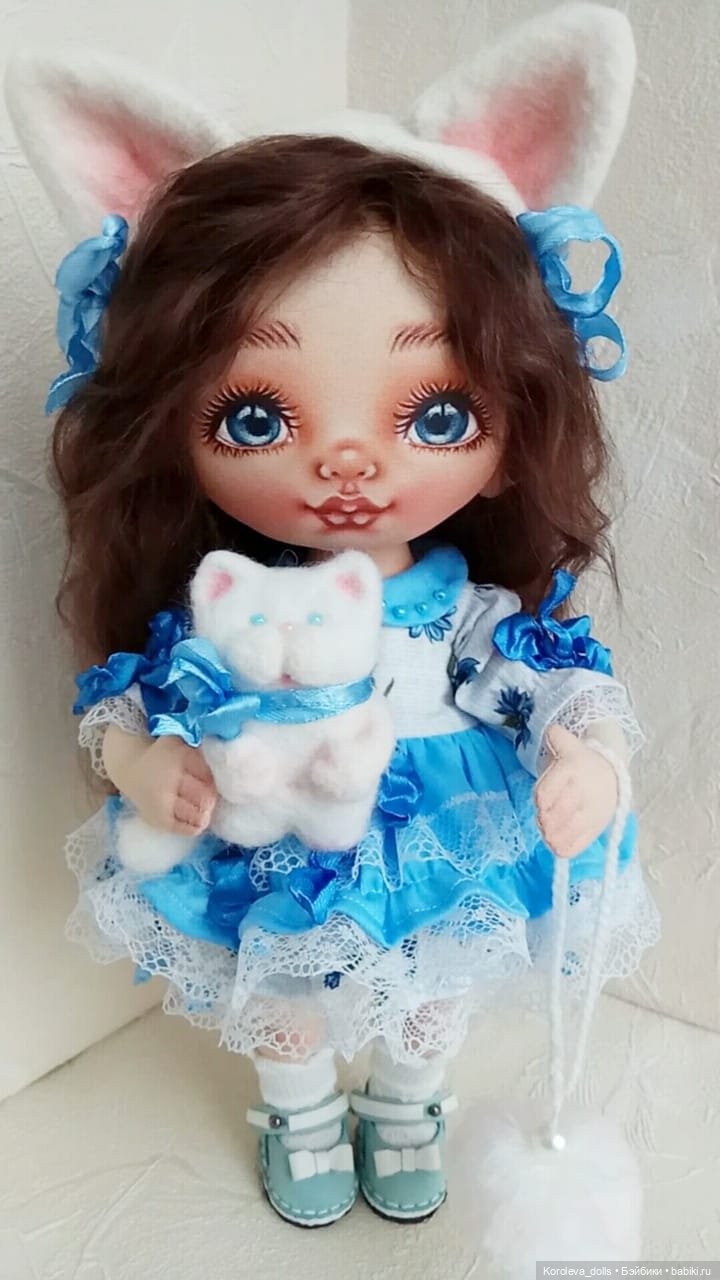 Кто котёнка потерял — Авторские текстильные куклы: Вальдорфские (фото 7)