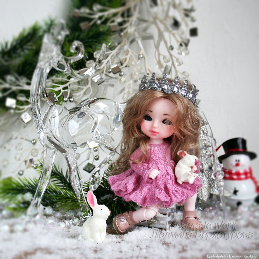Снежиночка-крошка — Куклы Baboliy (Баболи (фото 2)