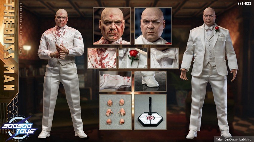 Soosootoys анонсировали фигурку Уилсона Фиска в масштабе 1/6 под названием "The Boss-man" (фото 10)