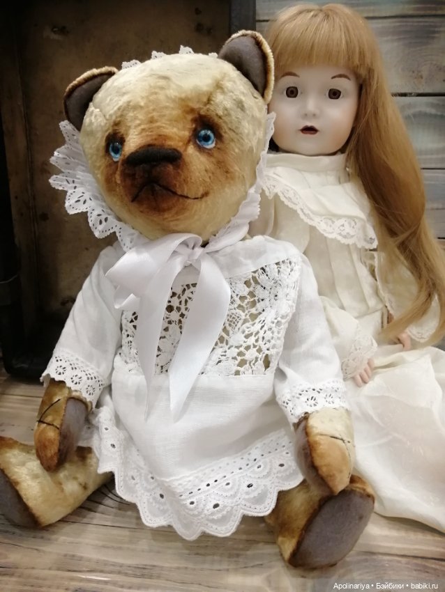 Gretel teddy bear — Авторские мишки Тедди и друзья: фото (фото 4)