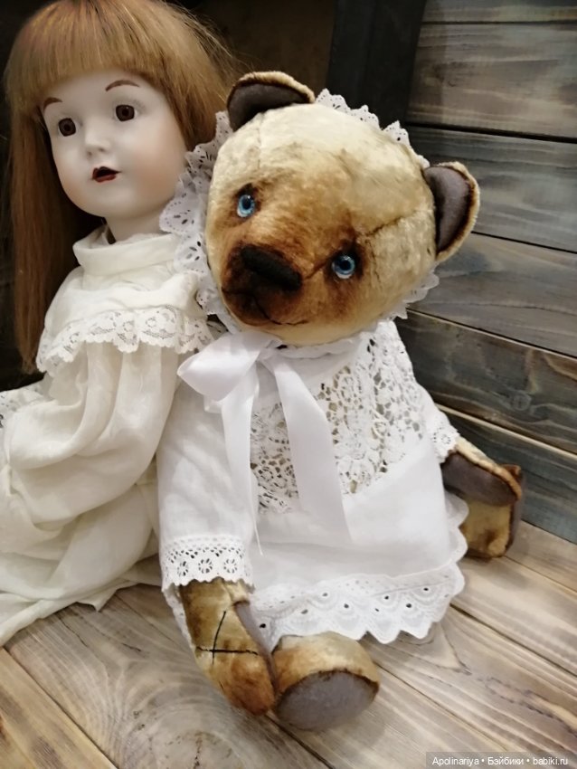 Gretel teddy bear — Авторские мишки Тедди и друзья: фото (фото 9)
