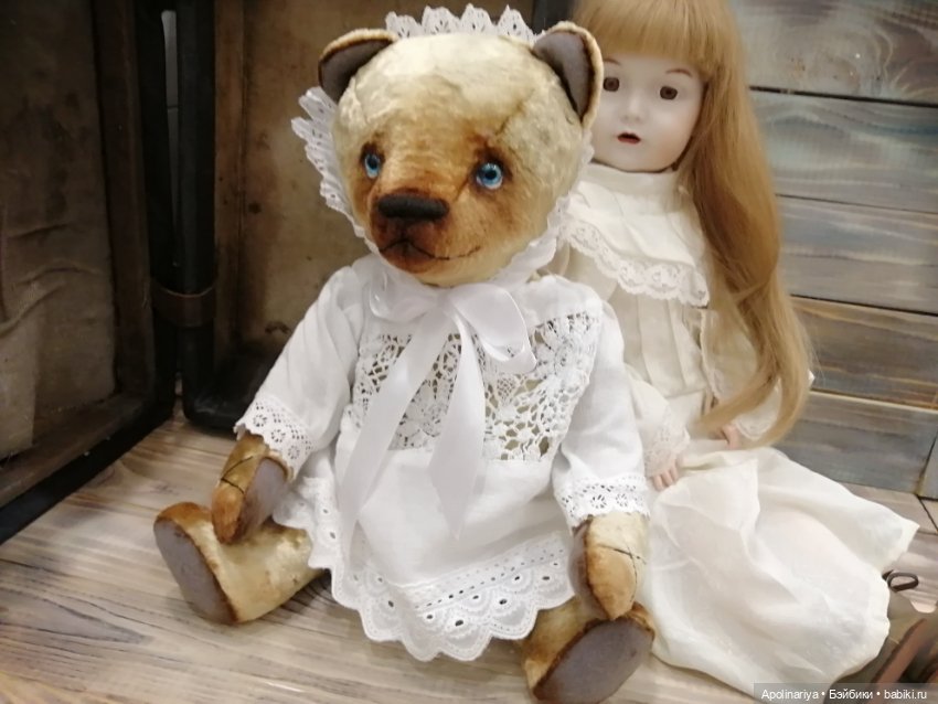 Gretel teddy bear — Авторские мишки Тедди и друзья: фото (фото 3)