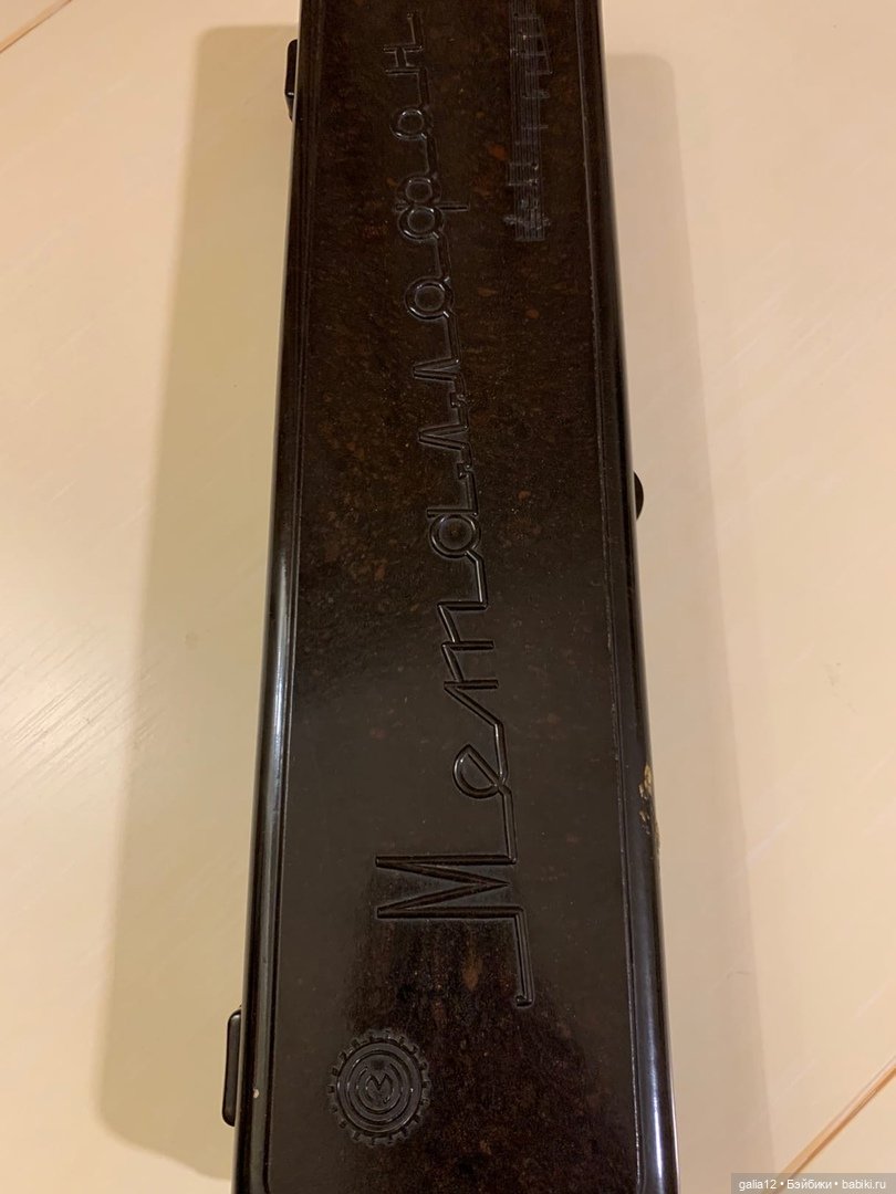 Советский металлофон с хрустальным звоном. Ранний