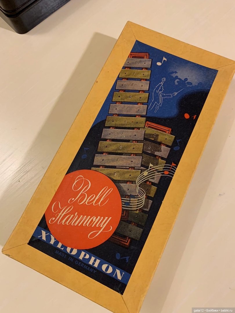 Советский металлофон с хрустальным звоном. Ранний