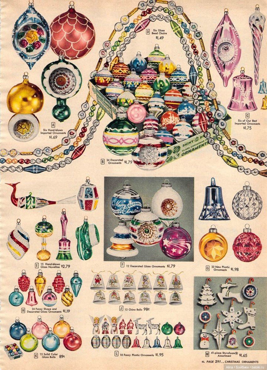 Каталоги с елочными игрушками середины XX века (фото 4)