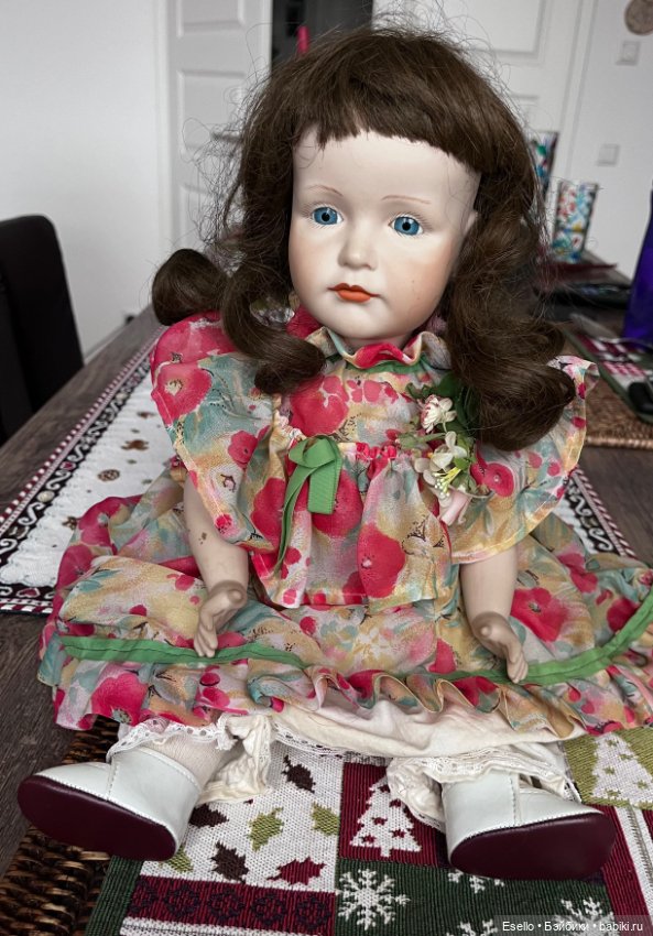 Нашла на блошином рынке куклу Kämmer & Reinhardt