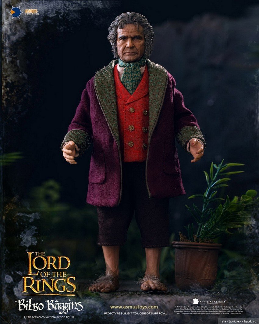 Новая фигурка в линейке Asmus Toys, посвященной Властелину Колец. Старик Бильбо Бэггинс (фото 3)