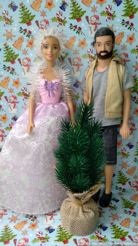 Барби с Кенами готовы к Новому году (фото 4)