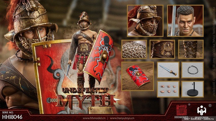 Новый гладиатор от HHModel - по сериалу "Спартак"