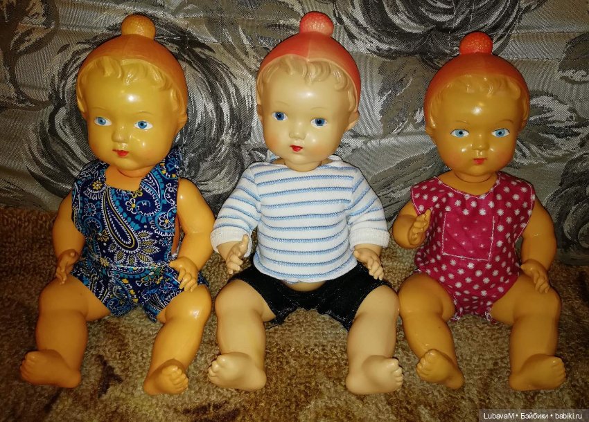 Мои пупсы СССР из целлулоида (фото 6)