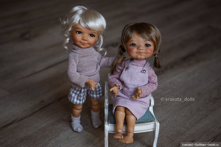 Белка и Элка 🤗 — Куклы Meadow dolls (Медовушки): BJD (БЖД)