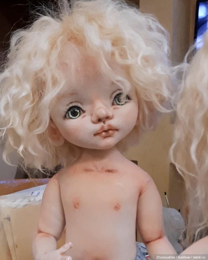 Куколка мальчик. Интерьерная текстильная куколка (фото 3)