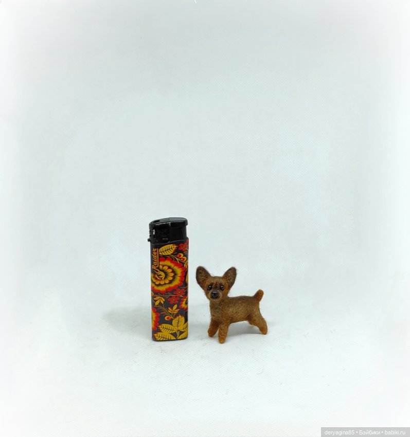 Мини тойчик — Валяные игрушки из шерсти: сухое валяние (фото 8)