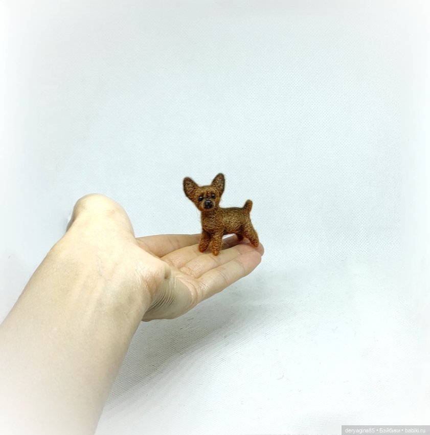 Мини тойчик — Валяные игрушки из шерсти: сухое валяние (фото 2)