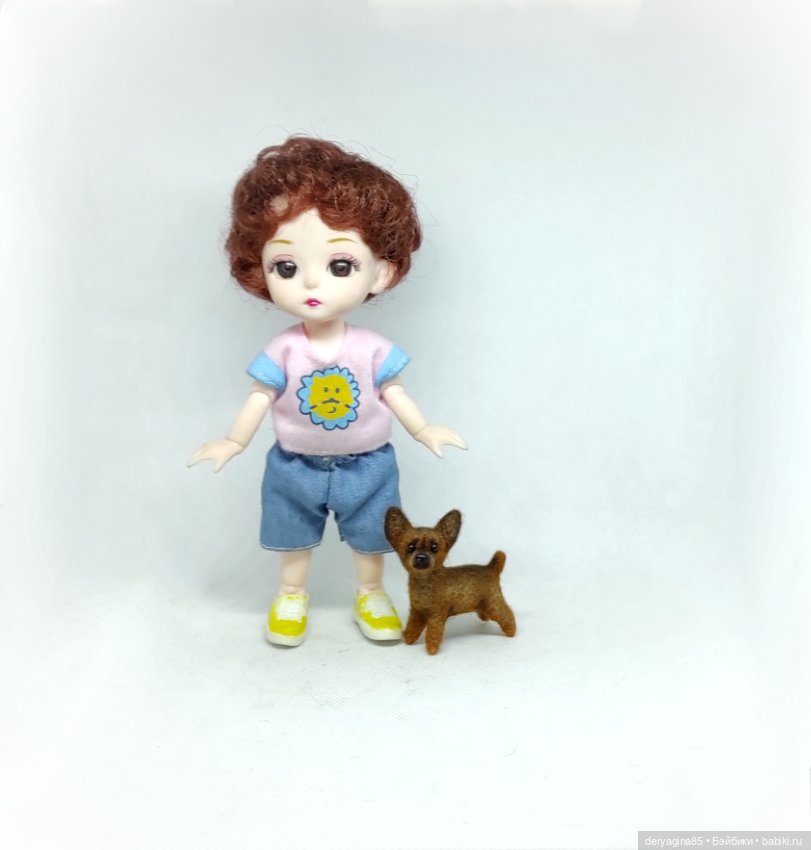 Мини тойчик — Валяные игрушки из шерсти: сухое валяние (фото 4)