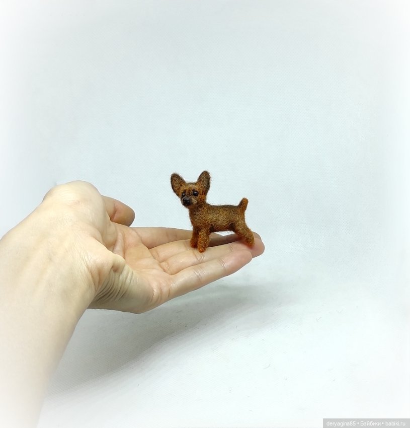 Мини тойчик — Валяные игрушки из шерсти: сухое валяние (фото 3)