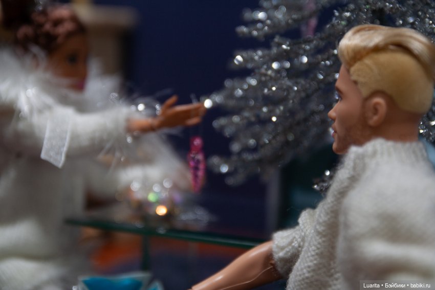 Зала к Рождеству — Румбоксы и кукольные интерьеры: фото (фото 2)