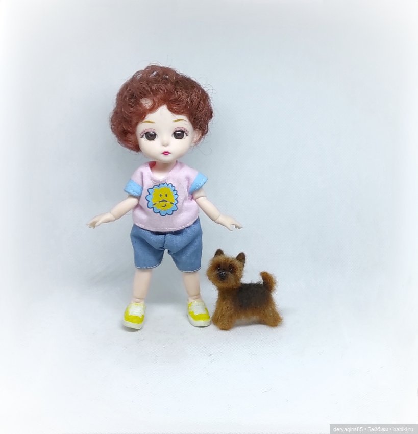 Мини йорик — Валяные игрушки из шерсти: сухое валяние (фото 2)